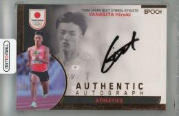 2023 EPOCH TEAM JAPAN SYMBOL ATHLETES & NEXT SYMBOL ATHLETES 栁田大輝 直筆サインカード  銅箔【87/88】 陸上競技