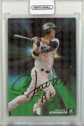 2016 カルビー STARCARD  川端慎吾 金箔サインカード S-37