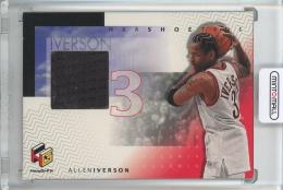 1999 Upper Deck HoloGrFX Allen Iverson NBA Shoe Time/Jersey/#AI-S《表左上やや白欠け有》 Philadelphia 76ers