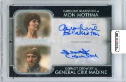 Topps Star Wars Masterwork Mon Mothma(Caroline Blakiston)/General Crix Madine(Dermot Crowley) 直筆サインカード【4/5】