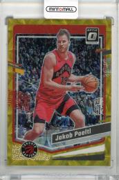 2023-24 PANINI Donruss Optic  Jakob Poeltl Fast Break Gold #94 Toronto Raptors