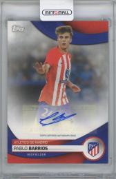 2023-24 TOPPS Atletico Madrid Team Set Autographs / PABLO BARRIOS