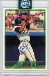 2024 TOPPS Archives Signature Series Retired David Justice Autographs【27/34】 Atlanta Braves