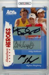 2006 ACE Authentic Heroes and Legends Hometown Heroes Autographs #HH8 Lindsay Davenport / Ashley Harkleroad / Meghan Shaughnessy 【19/25】