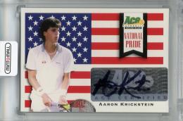 2013 ACE Authentic Grand Slam National Pride Autographs #NPAK4 Aaron Krickstein