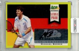 2013 ACE Authentic Grand Slam National Pride Autographs Yellow #NPMB1 Michael Berrer 【10/10】