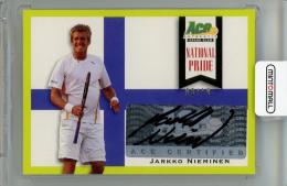 2013 ACE Authentic Grand Slam National Pride Autographs Yellow #NPJN1 Jarkko Nieminen 【06/10】