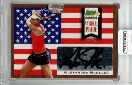 2013 ACE Authentic Grand Slam National Pride Autographs Brown #NPAM2 Alexandra Mueller 【10/50】