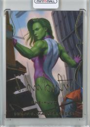 2022 Upper Deck Marvel Masterpieces  She Hulk Gold Signature Series #33