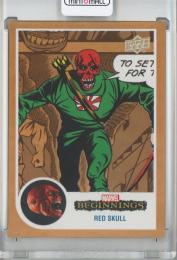 2022 Upper Deck Marvel Beginnings  Red Skull Flipped FX Orange  6/39