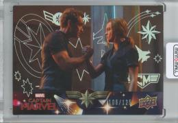 2020 UPPER DECK AVENGERS: ENDGAME AND CAPTAIN MARVEL  Mentorship Base #3 Silver Foil  106/125