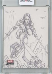 2022 UPPER DECK MARVEL MASTERPIECES  Gamora Preliminary Art #AP-38
