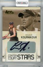 2006 ACE Authentic Grand Slam Center Court Stars Autographs #4 Anna Kournikova