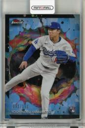 2024 Topps Finest Yoshinobu Yamamoto Sky Blue Refractors RC #250