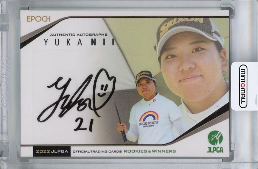 ミントモール / MINT 千葉店 / EPOCH JLPGA 日本女子プロゴルフ ROOKIES & WINNERS 2022 仁井優花  直筆サインカード 090/160