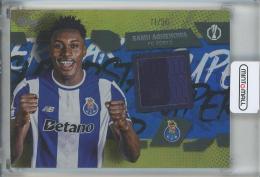 2025-26 Topps UEFA Club Competitions Samu Aghehowa Superstar Relics Gold Foil #TSRSA【11/50】 FC Porto