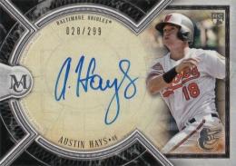 2018 Topps Museum Collection Austin Hays Autographs 028/299