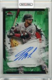 2024 Topps Finest Jordan Lawlar Autographs Green Refractors RC #FAJL【09/75】