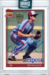 2024 TOPPS Archives Signature Series Retired Tim Wallach Autographs【07/24】 Montreal Expos