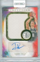 2025-26 Topps Inception Danny Wolf #RJ-DW Rookie Jumbo Autographed Relics Red Parallel【47/75】 Nets