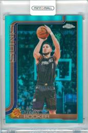 2025-26 Topps Chrome Updates Devin Booker #26 Base Aqua Parallel【091/199】 Suns