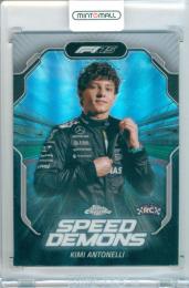 2025 Topps Chrome Formula1 Kimi Antonelli #SD-1 Speed Demons