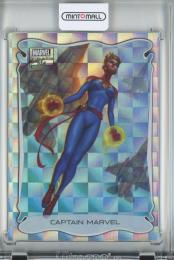 2022 Upper Deck Marvel Masterpieces  Captain Marvel Holo Foil Checkerboard 13of20