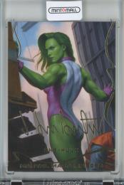 2022 Upper Deck Marvel Masterpieces  She-Hulk Gold Signature Series #33
