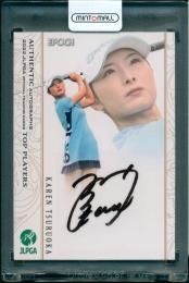 2022 EPOCH JLPGA 女子プロゴルフ オフィシャルトレーディングカード TOP PLAYERS 鶴岡果恋 直筆サインカード【39/64】
