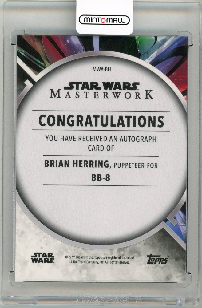 ミントモール / MINT 名古屋店 / 2021 Topps Star Wars Masterwork BB-8 直筆サインカード