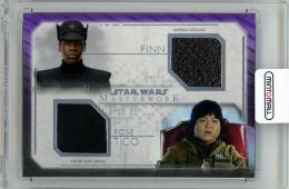 2020 Topps Star Wars MASTERWORK FINN/ROSE TICO DUAL COSTUME CARD【15/25】