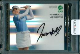 2022 EPOCH JLPGA 女子プロゴルフ オフィシャルトレーディングカード TOP PLAYERS 岸部桃子 直筆サインカード【1/5 ファーストNo.】