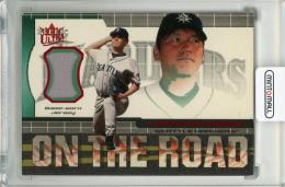 2002 Fleer Ultra Kazuhiro Sasaki On the Road Game Jersey #10
