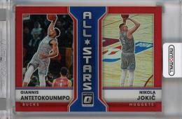 2022-23 Panini Donruss Optic  Giannis Antetokounmpo / Nikola Jokic All-Stars Red #6 89/99