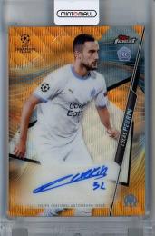 2020-21 Topps Finest UEFA Champions League  Lucas Perrin Autographs Orange Wave Refractors RC #FALP ※傷あり 22/25