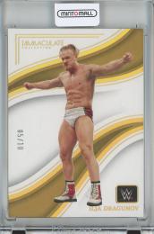 2023 Panini Immaculate WWE Ilja Dragunov Base/Gold/#66【5/10】 NXT