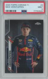 2020 Topps Chrome Formula 1 Racing Max Verstappen Base/F1 Driver/#6【PSA9】 Red Bull