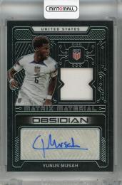 2022-23 Panini Obsidian Yunus Musah Matrix Material Autographs #32【027/122】 United States