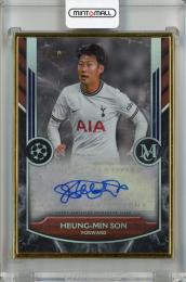 2022-23 Topps Museum Collection UEFA Champions League Heung-Min Son Framed Autographs #FA-HMS 【80/99】 Tottenham Hotspur