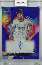 2023-24 Topps Finest UEFA Club Competitions Theo Zidane Base Autographs Purple Shimmer #A-TZ RC【180/199】 Real Madrid C.F.
