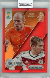 2014 Panini Prizm World Cup Arjen Robben / Philipp Lahm World Cup Matchups Red #21【051/149】