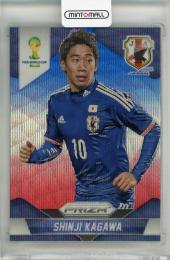 2014 Panini Prizm World Cup Shinji Kagawa Blue and Red Wave #200