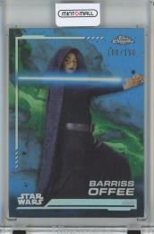 2024 Topps Chrome Star Wars Barriss Offee Base/Skywalker Blue Refractor/#144【100/150】