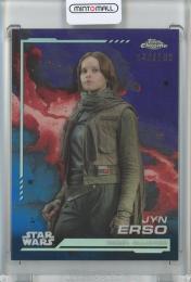 2024 Topps Chrome Star Wars Jyn Erso Base/Kamino Aqua Refractor/#119【144/199】