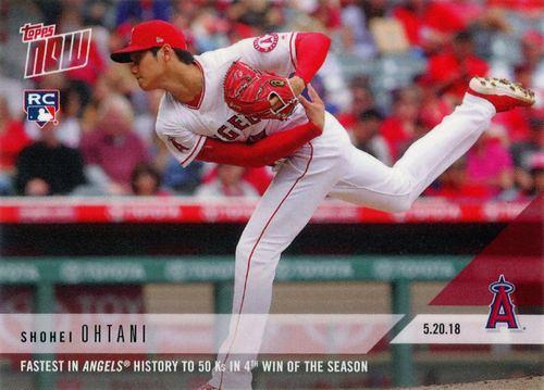 ミントモール / MINT BASE店 (TCシングル通販) / 2018 TOPPS NOW #234 Shohei Ohtani  【英語版】FASTEST IN ANGELS HISTORY TO 50 Ks IN 4 WIN OF THE SEASON(2018年5月20日  大谷翔平 エンゼルス史上最速、デビューから50奪三振を記録) RC