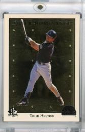 1998 Upper Deck SP Authentic Colorado Rockies Todd Helton Sheer Dominance Gold (パラレル版) 1500/2000