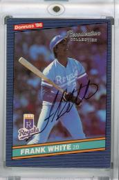 2004 Donruss Timelines Recollection Kansas City Royals Frank White Autographs 11/15