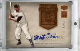 2005 Upper Deck Hall of Fame New York Giants Monte Irvin Seasons Autograph (Lastナンバー!) 25/25