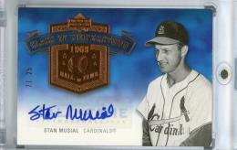 2005 Upper Deck Hall of Fame St. Louis Cardinals Stan Musial Class of Cooperstown Autograph 21/25