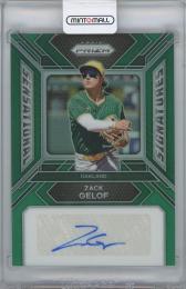 2024 PANINI Prizm Sensational Signatures Prizms Green / ZACK GELOF(Oakland Athletics)